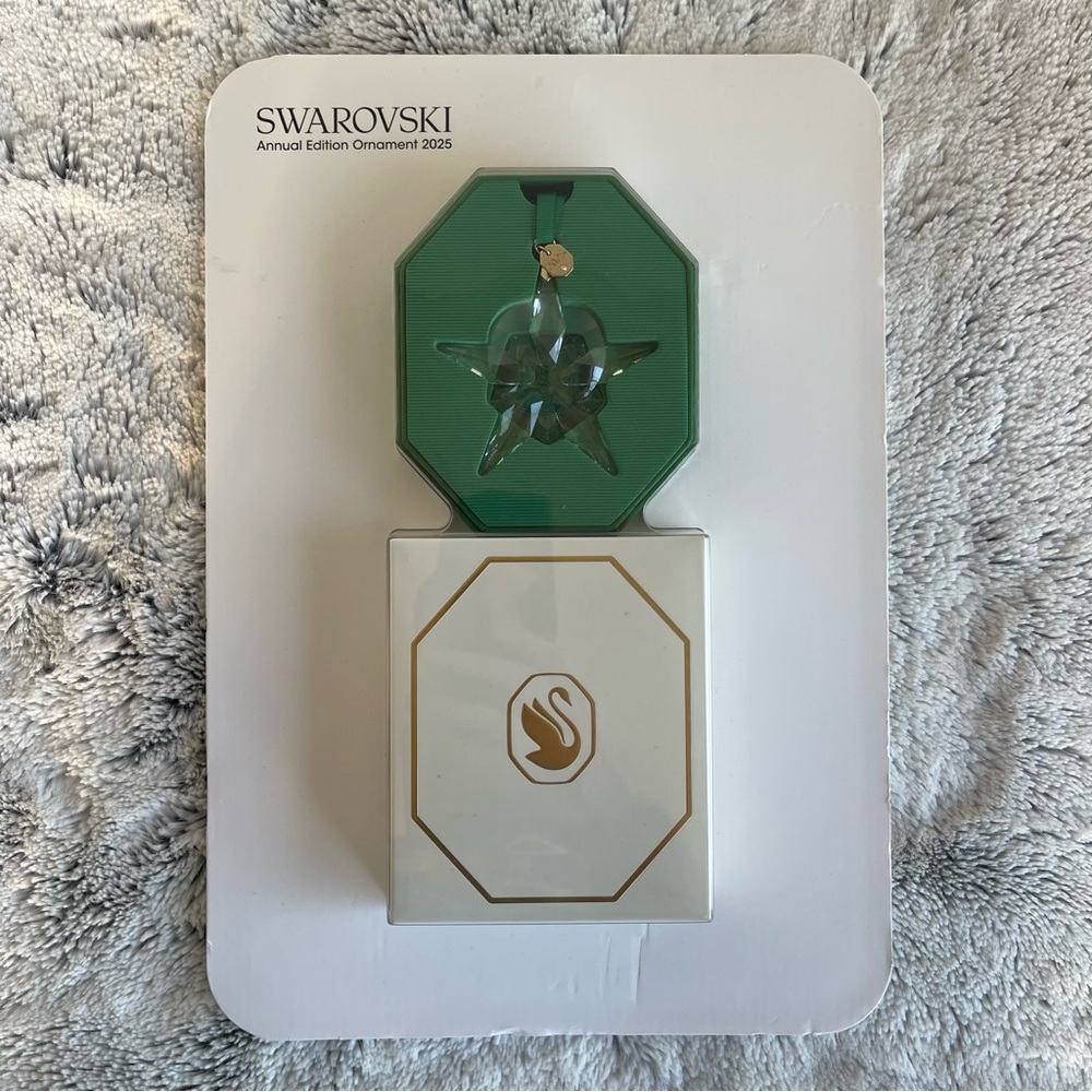 Swarovski Crystal 2025 ANNUAL EDITION LARGE CHRISTMAS ORNAMENT 5691172 New